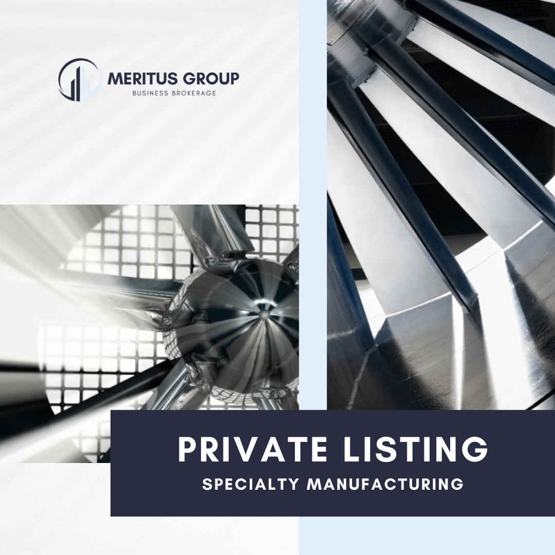 Confidential specialty manufacturing business listing in South Dakota, Minnesota, Iowa, or Nebraska, available for strategic buyers.